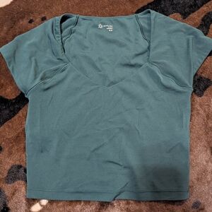 Offline By Emerald V-Neck Short Sleeve Top